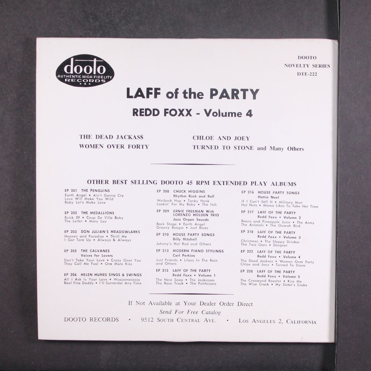 laff of the party, vol. 4 by REDD FOXX