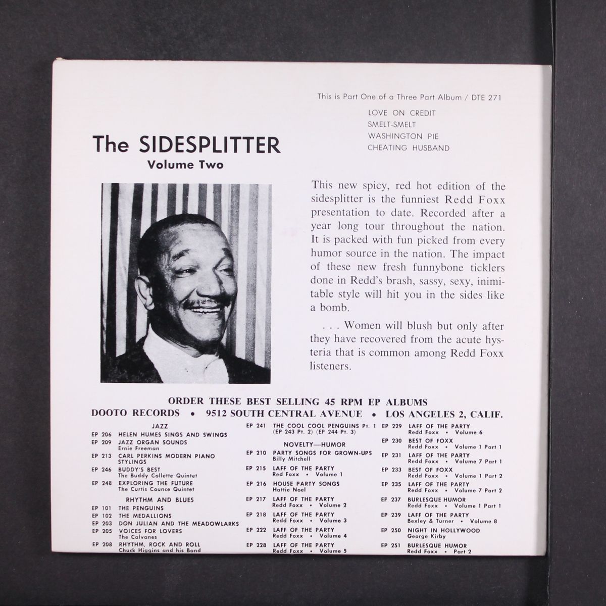 the side-splitter, vol. 2, part 1 by REDD FOXX