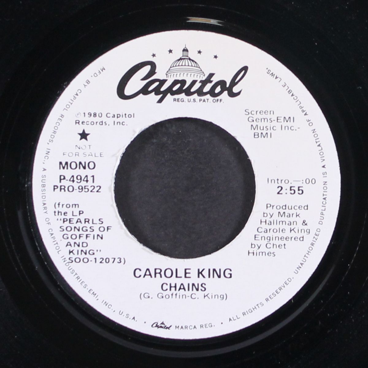 chains / mono by CAROLE KING