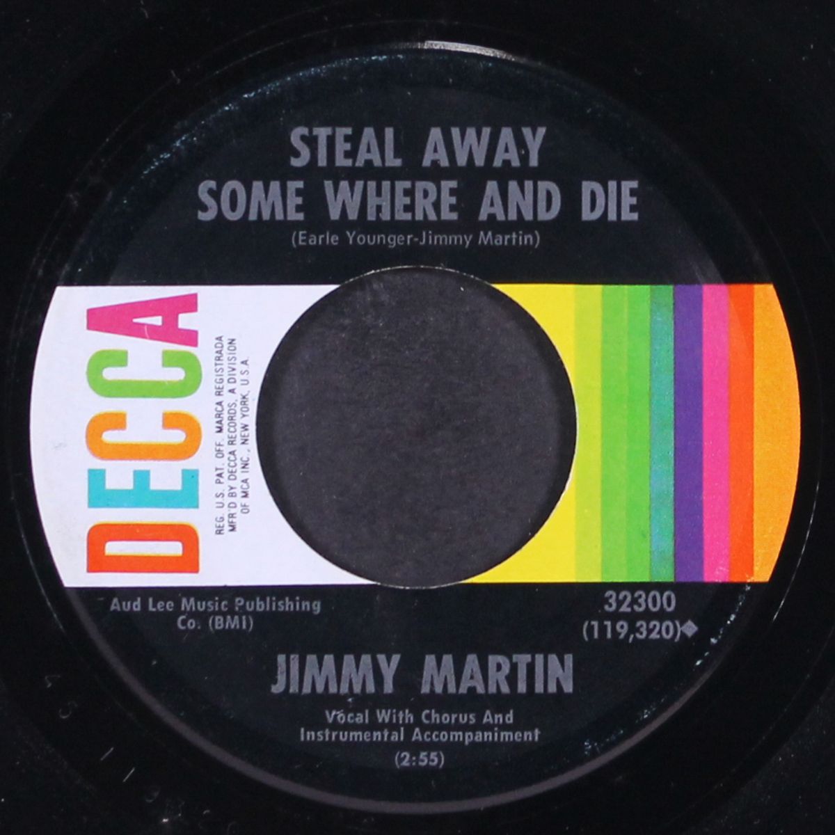 tennessee / steal away some where and die by JIMMY MARTIN
