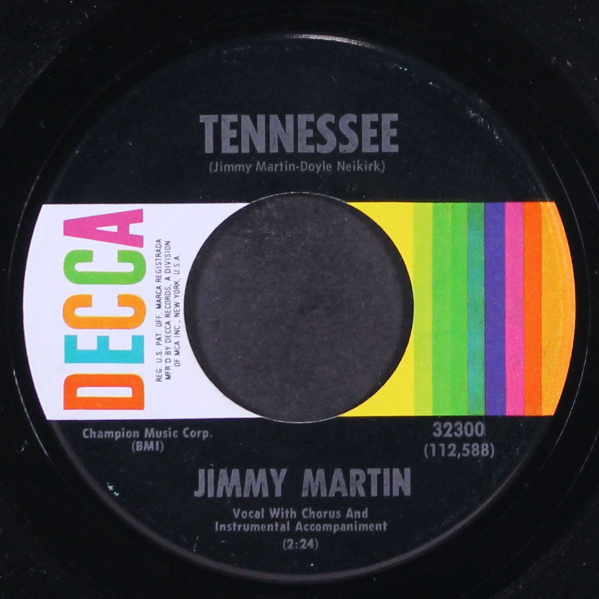 tennessee / steal away some where and die by JIMMY MARTIN