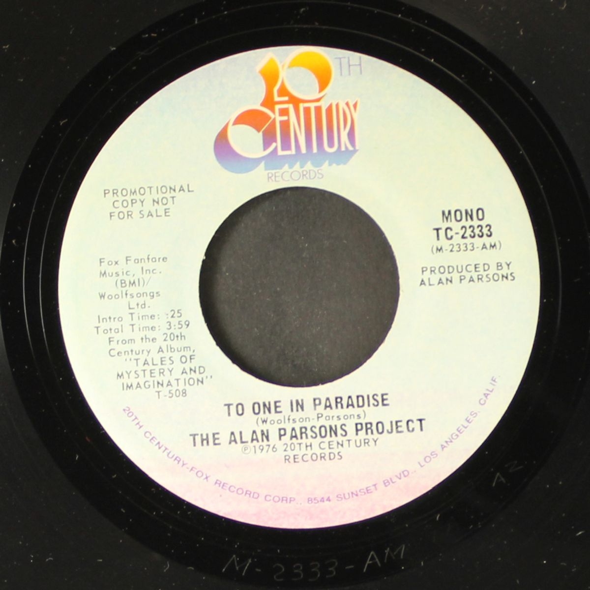 to one in paradise / mono by ALAN PARSONS PROJECT