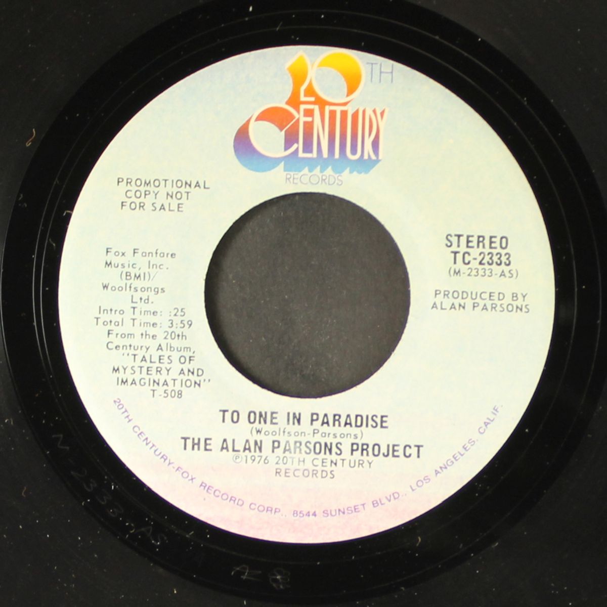 to one in paradise / mono by ALAN PARSONS PROJECT