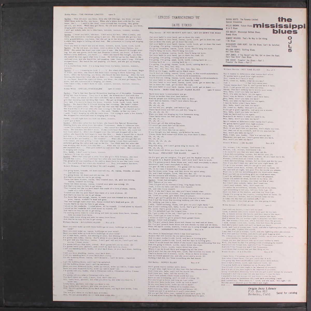 the mississippi blues, 1927-1940 by VARIOUS