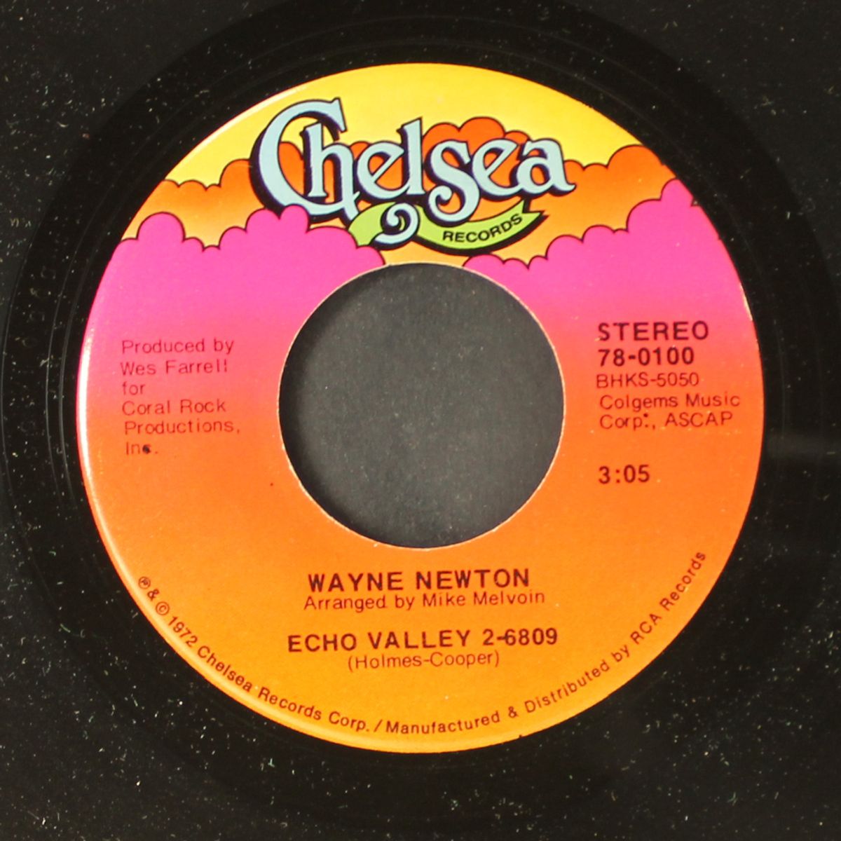 daddy don't you walk so fast / echo valley 2-6809 by WAYNE NEWTON
