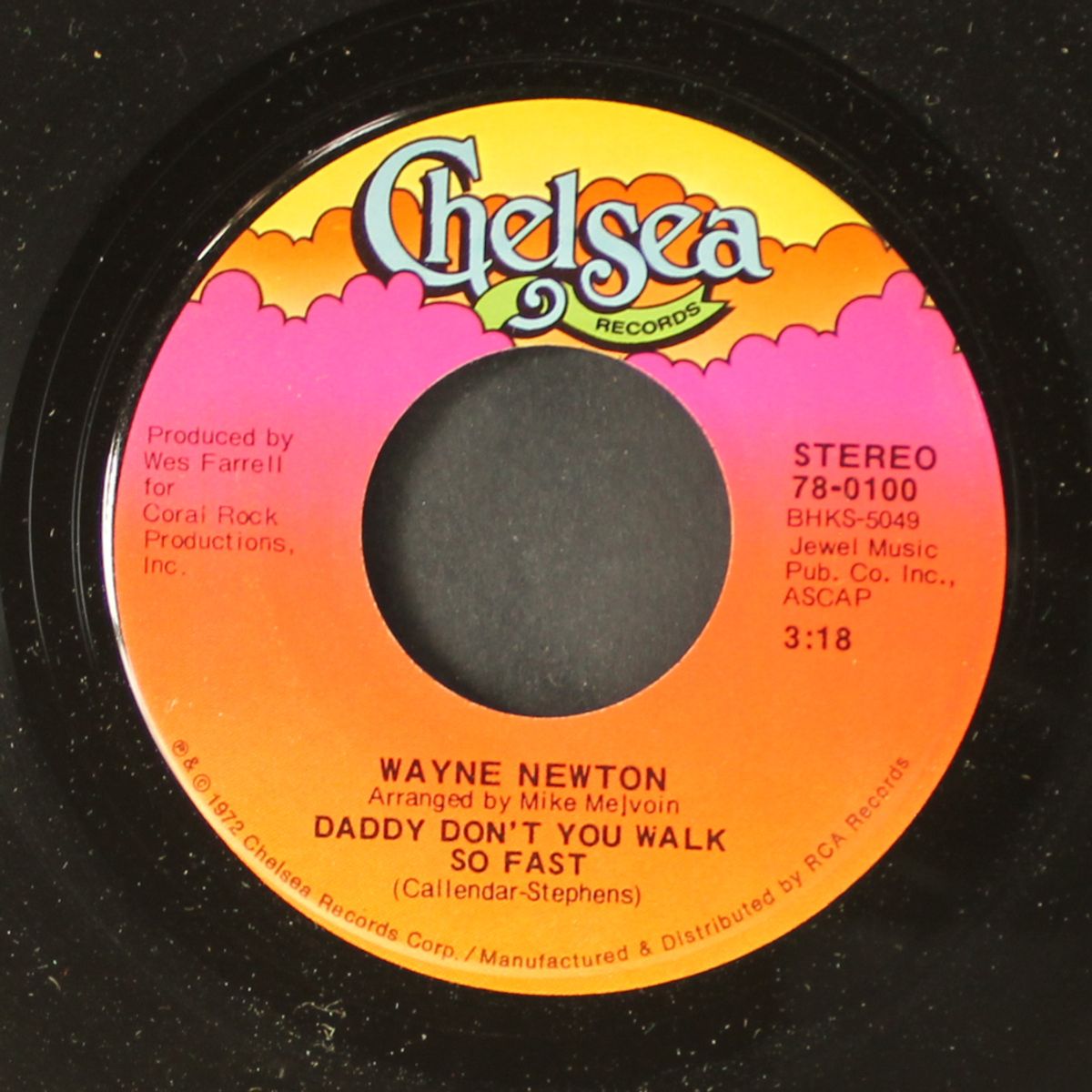 daddy don't you walk so fast / echo valley 2-6809 by WAYNE NEWTON