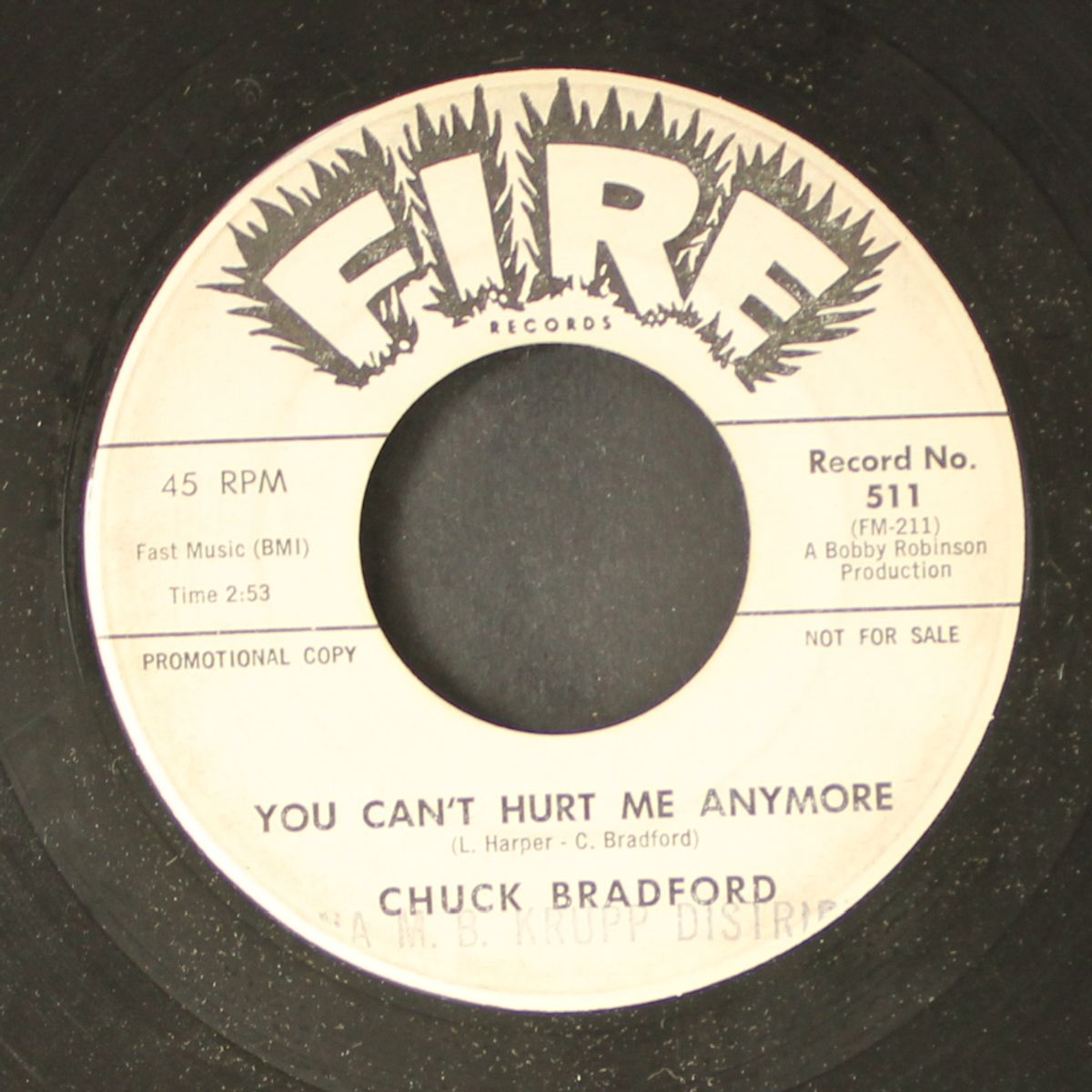 wherever you are / you can't hurt me anymore by CHUCK BRADFORD