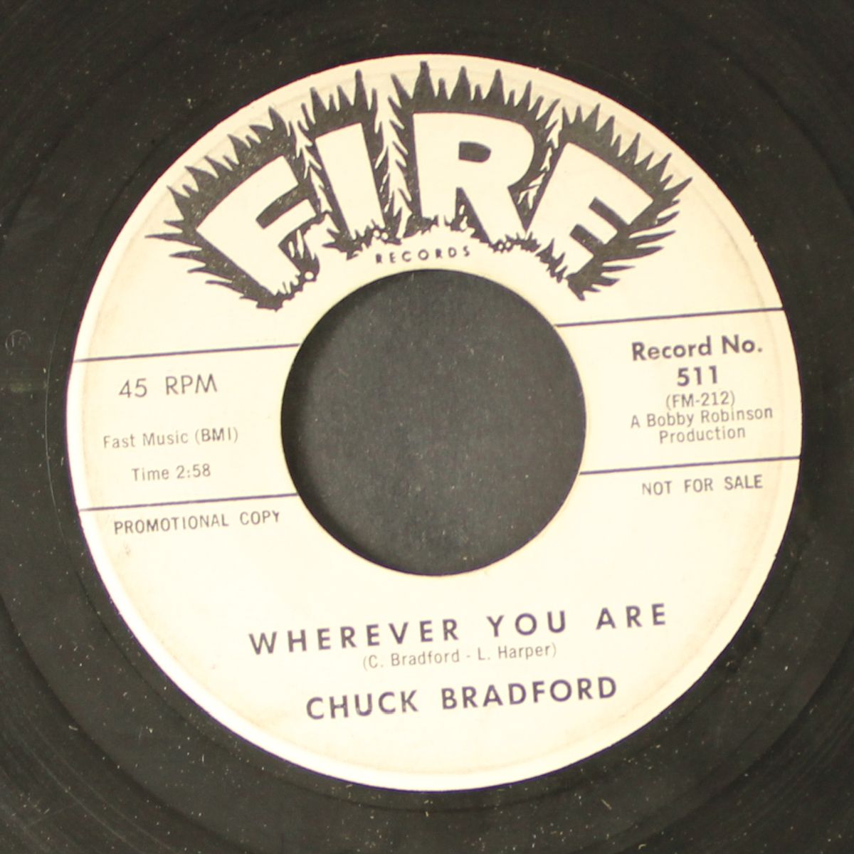 wherever you are / you can't hurt me anymore by CHUCK BRADFORD