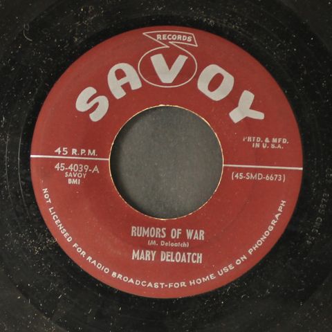 MARY DELOATCH