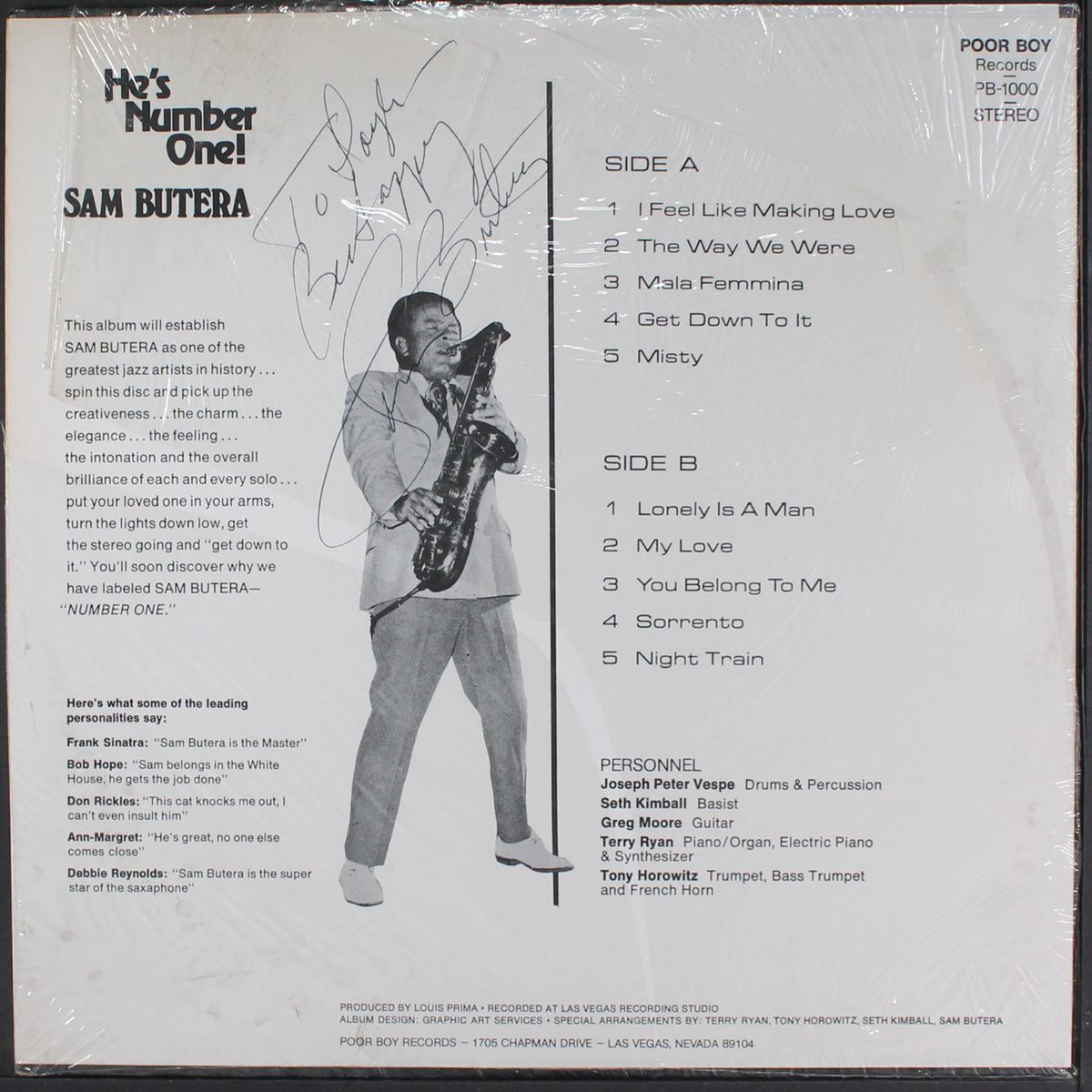 he's number one by SAM BUTERA