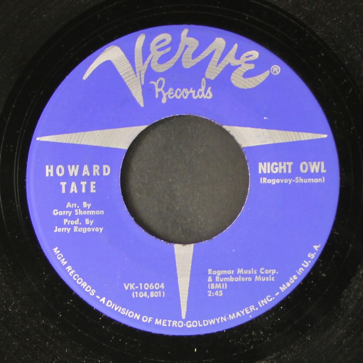 night owl / everyday i have the blues by HOWARD TATE