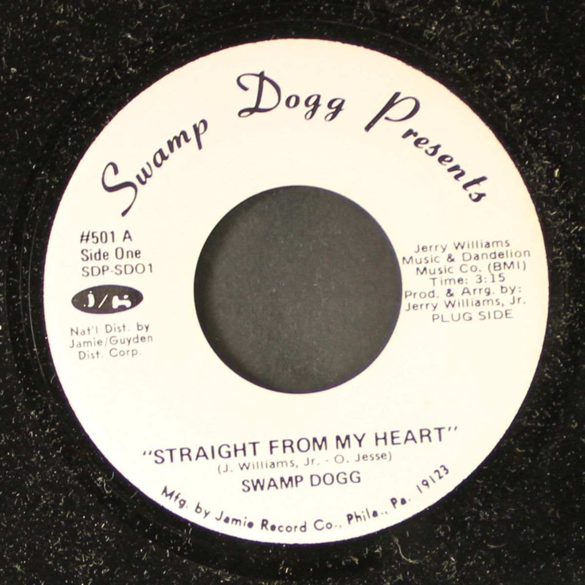 straight from my heart / don't throw your love to the wind by SWAMP DOGG