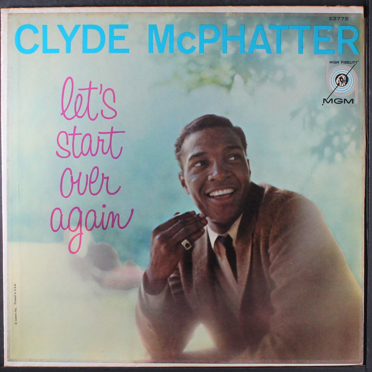 let's start over again by CLYDE MCPHATTER