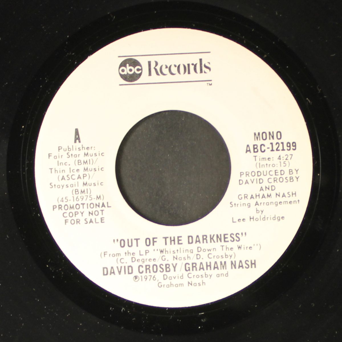 out of the darkness / mono by DAVID CROSBY / GRAHAM NASH