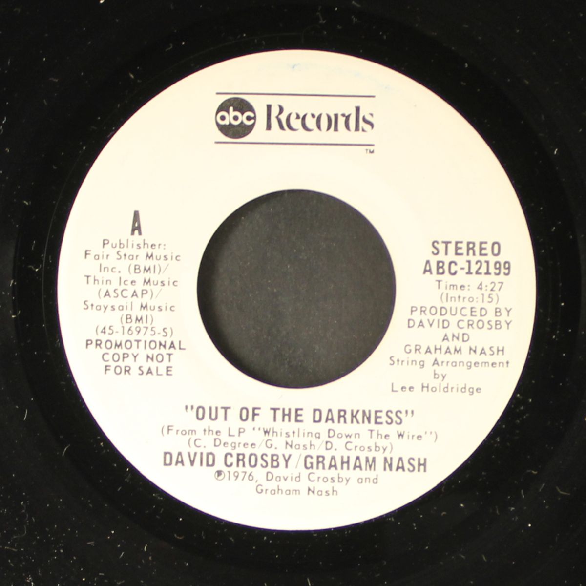 out of the darkness / mono by DAVID CROSBY / GRAHAM NASH