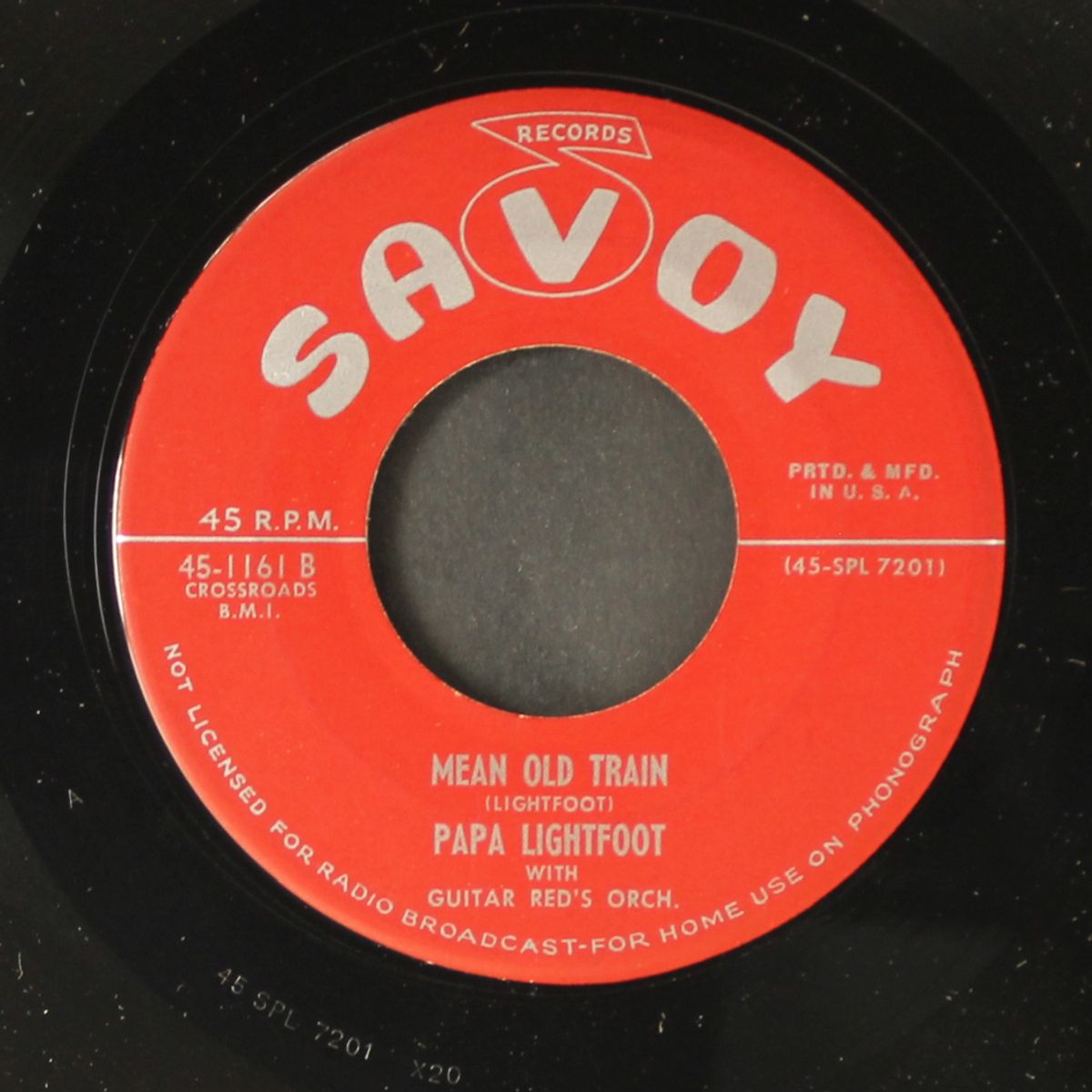 wild fire / mean old train by PAPA LIGHTFOOT