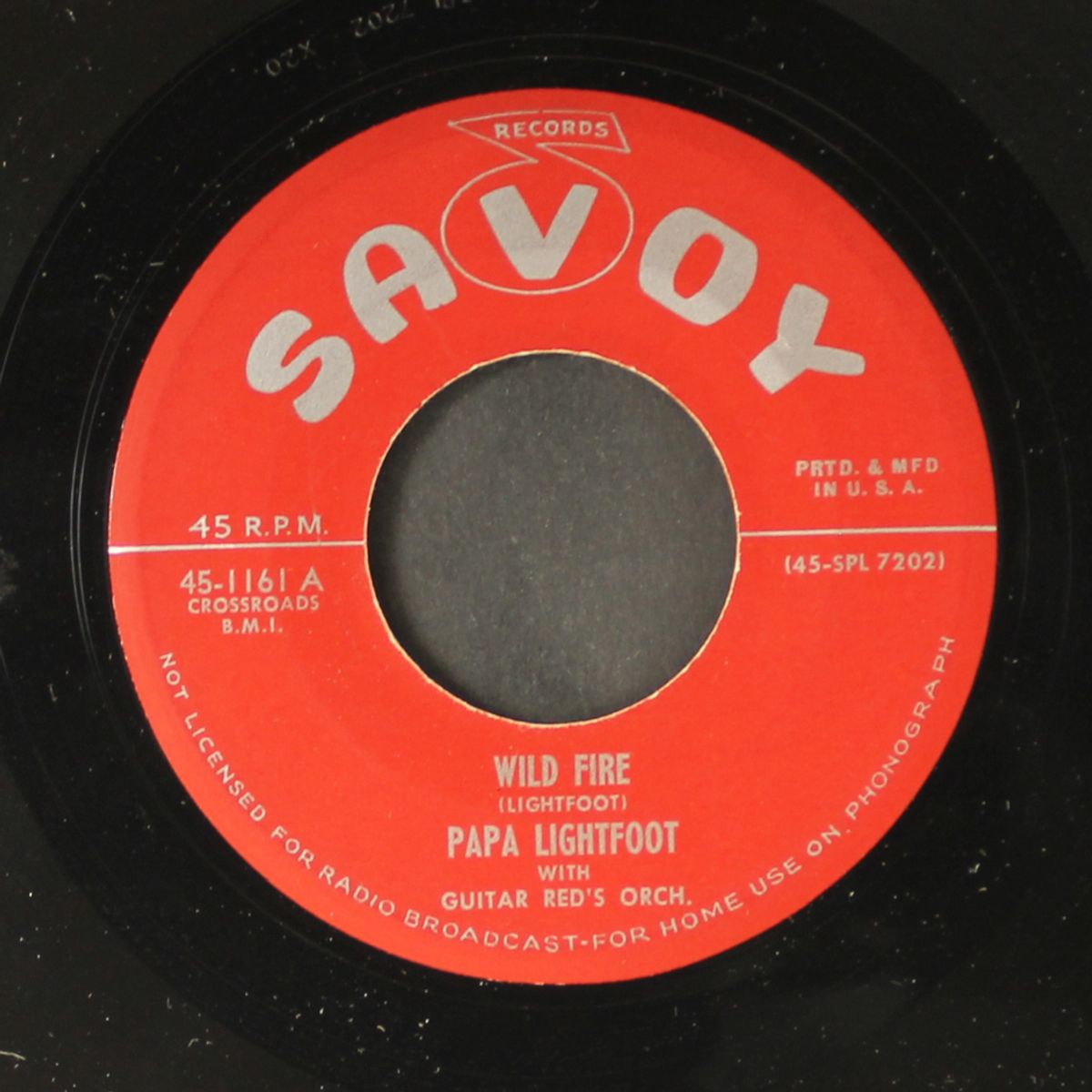 wild fire / mean old train by PAPA LIGHTFOOT