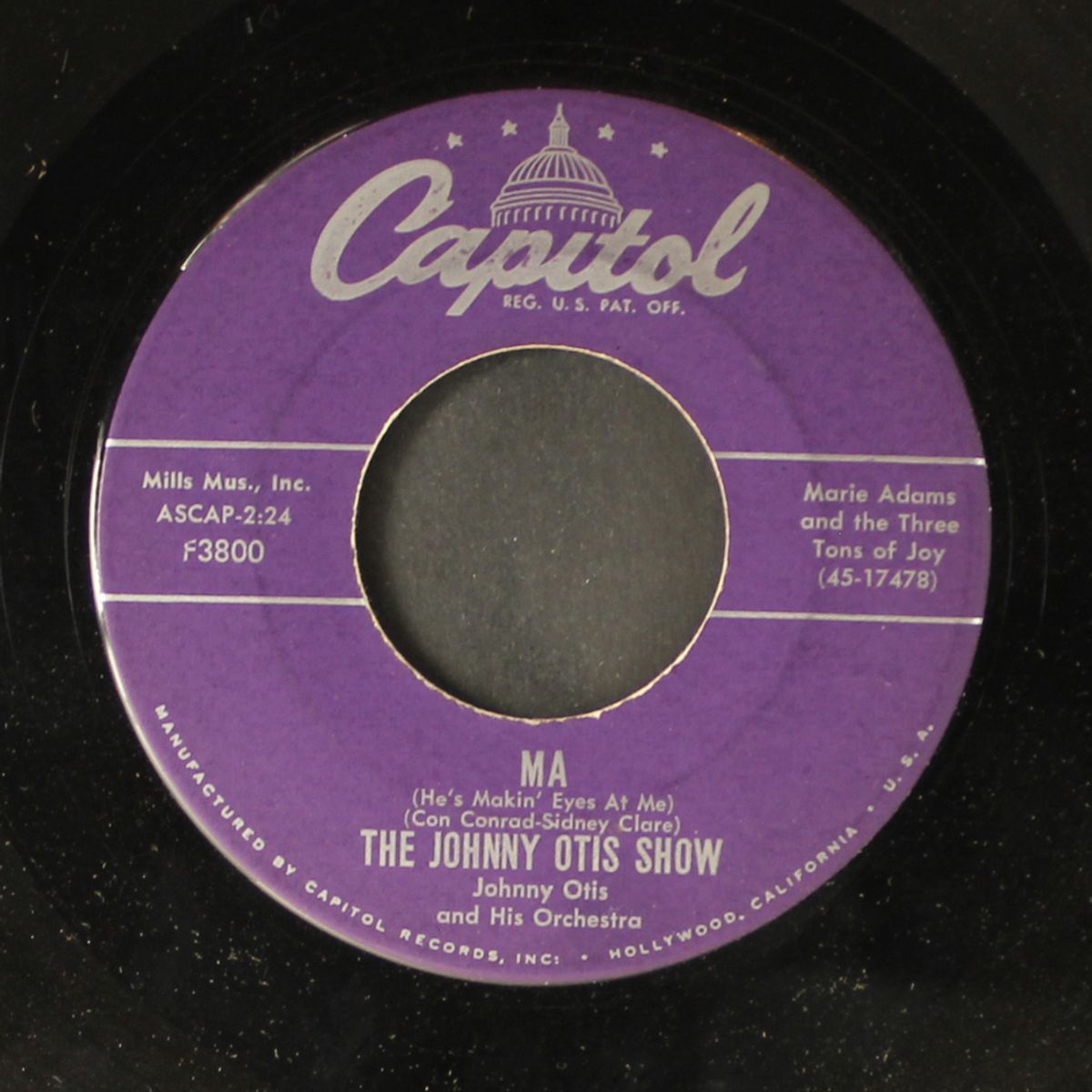 in the dark / ma by JOHNNY OTIS SHOW