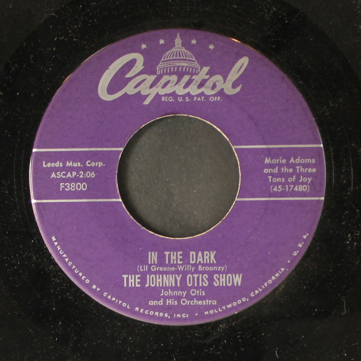 in the dark / ma by JOHNNY OTIS SHOW