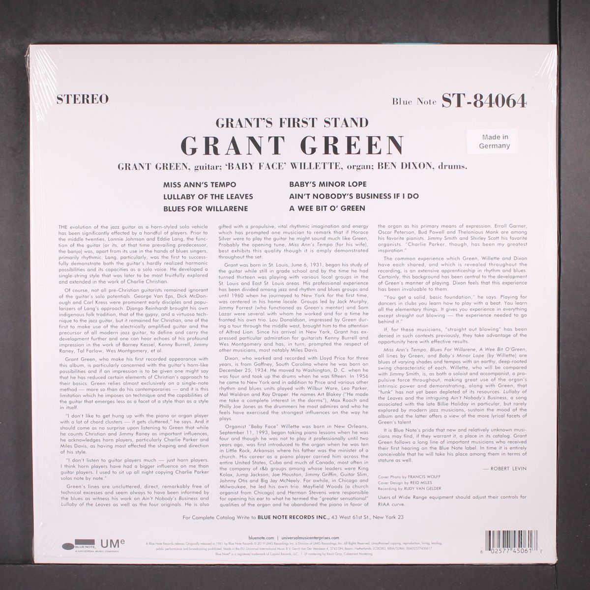 grant's first stand by GRANT GREEN
