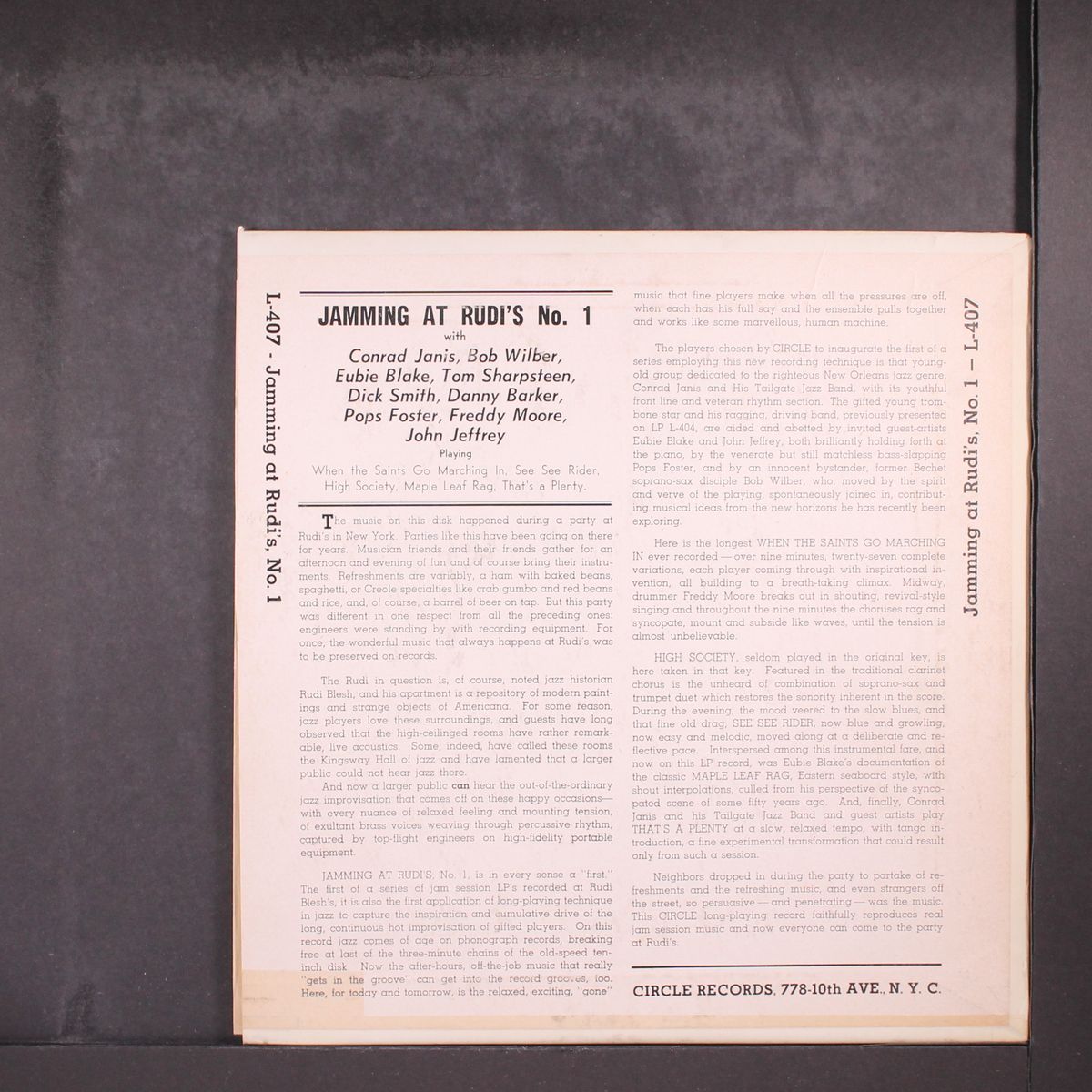 jamming at rudi's, vol. 1 by VARIOUS
