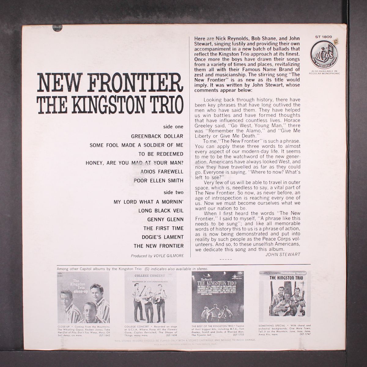 new frontier by KINGSTON TRIO
