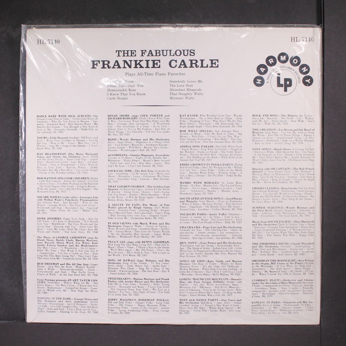 the fabulous frankie carle by FRANKIE CARLE