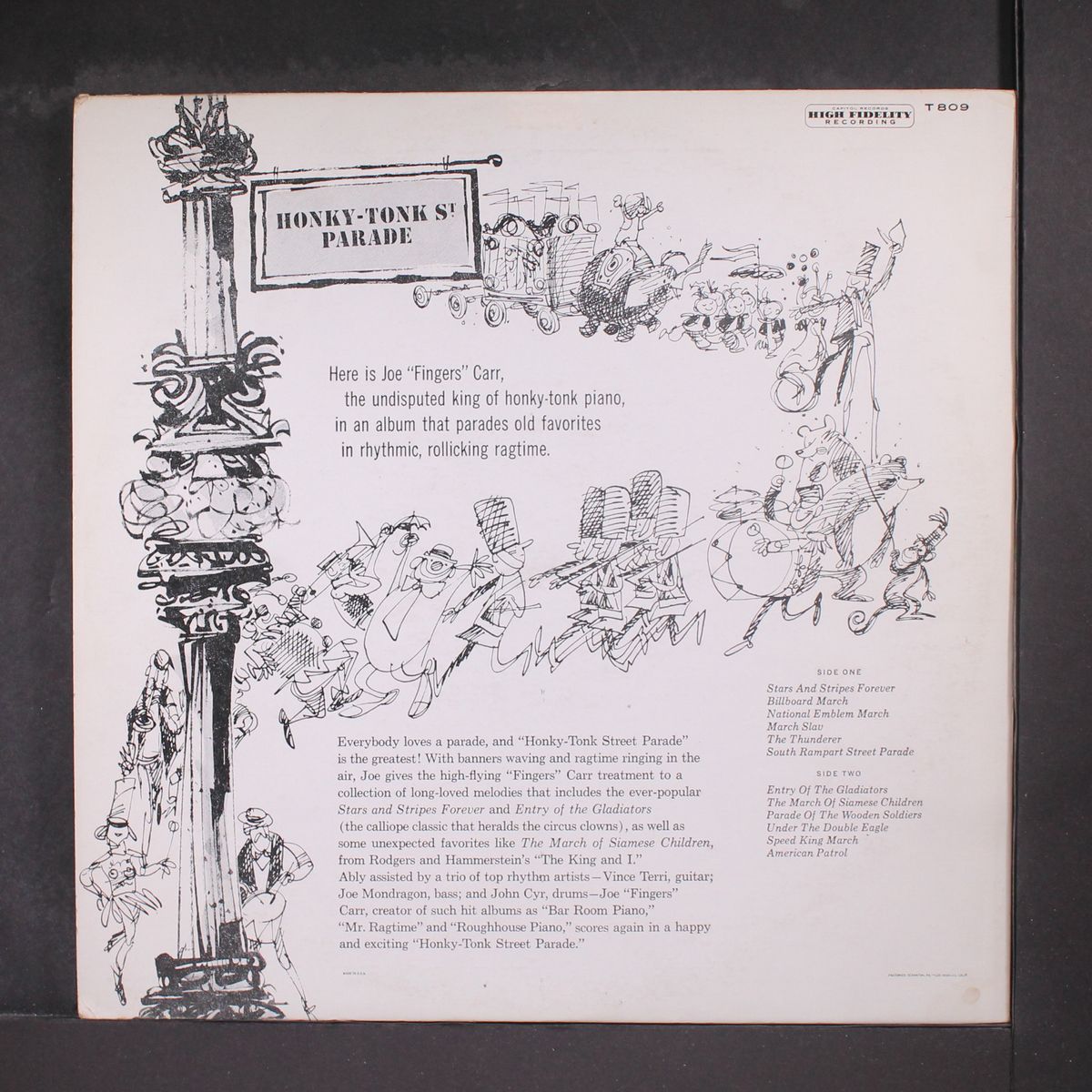 honky tonk street parade by JOE 'FINGERS' CARR