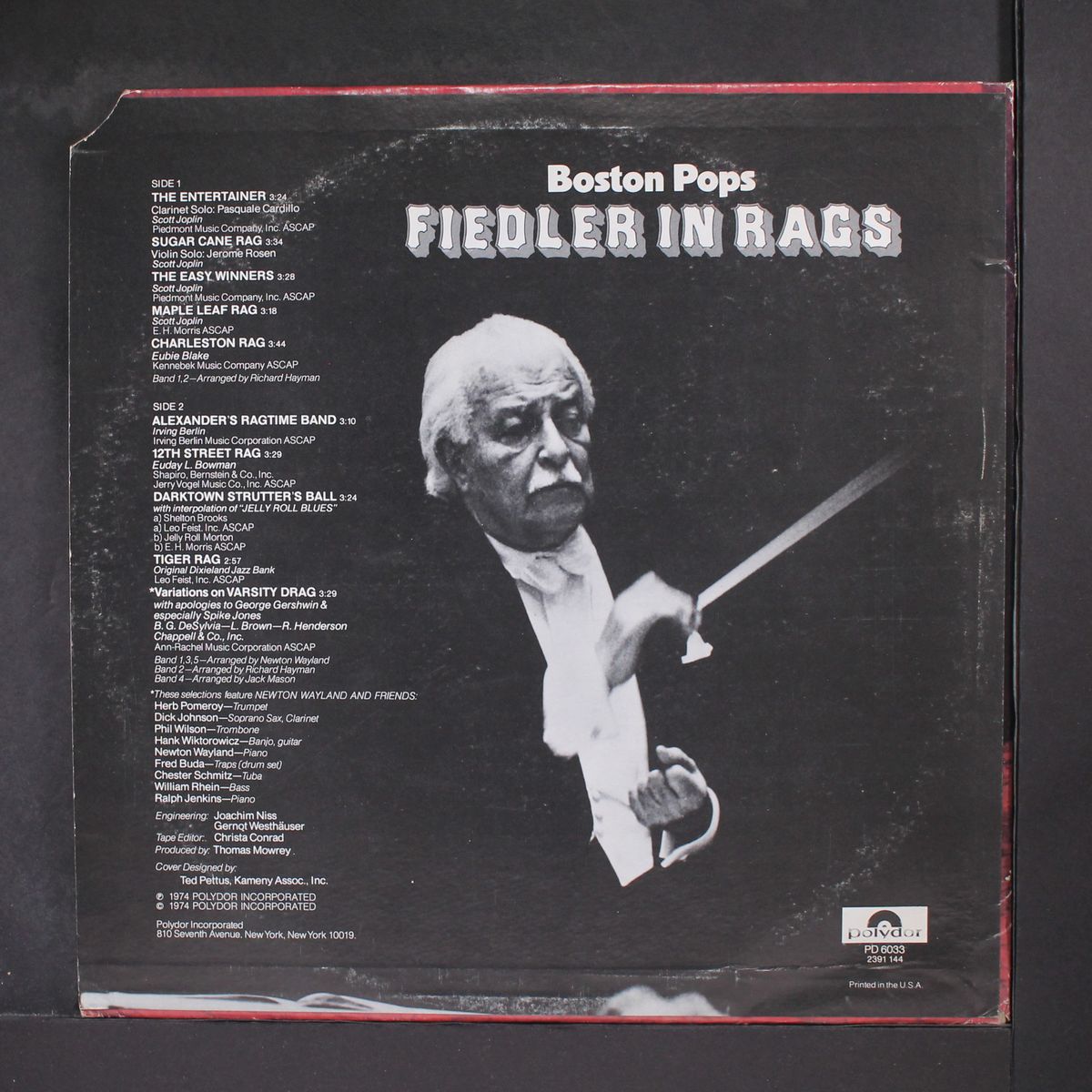 fiedler in rags by ARTHUR FIEDLER & BOSTON POPS