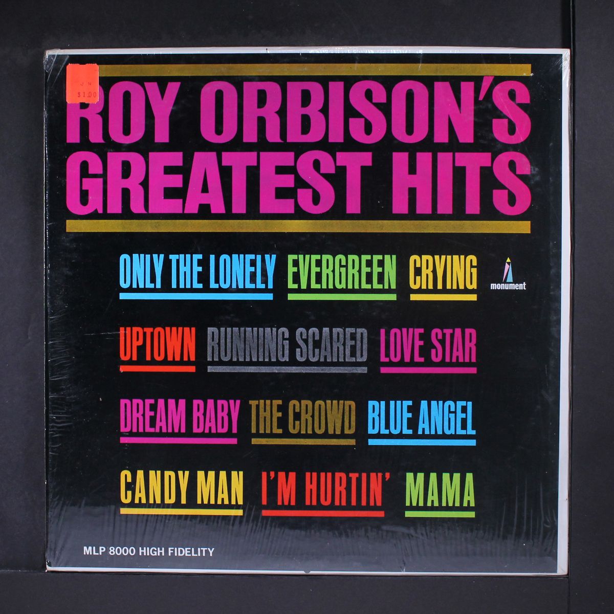 greatest hits by ROY ORBISON