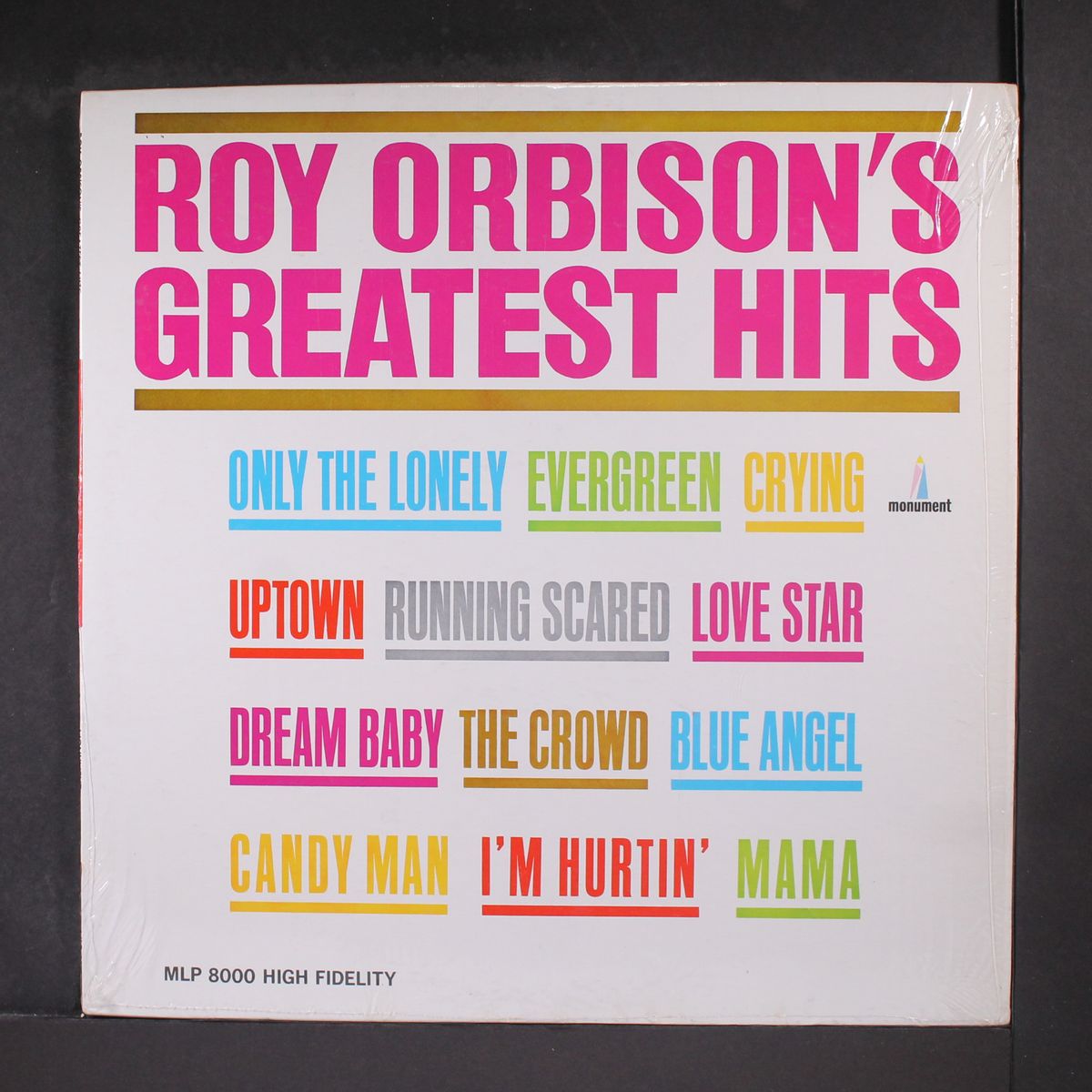 greatest hits by ROY ORBISON