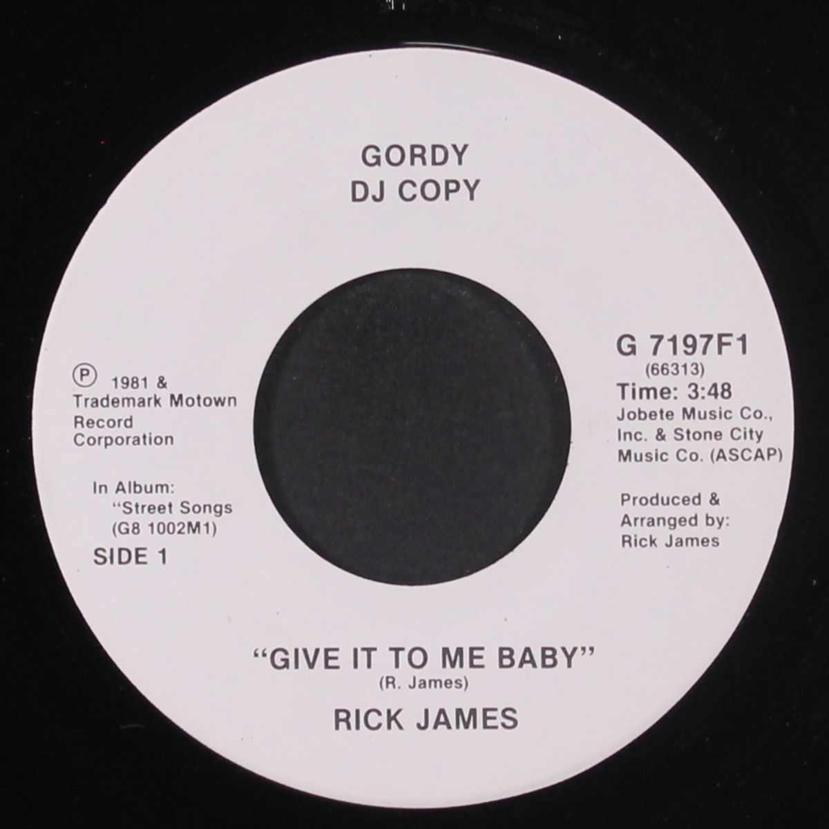 give it to me baby by RICK JAMES