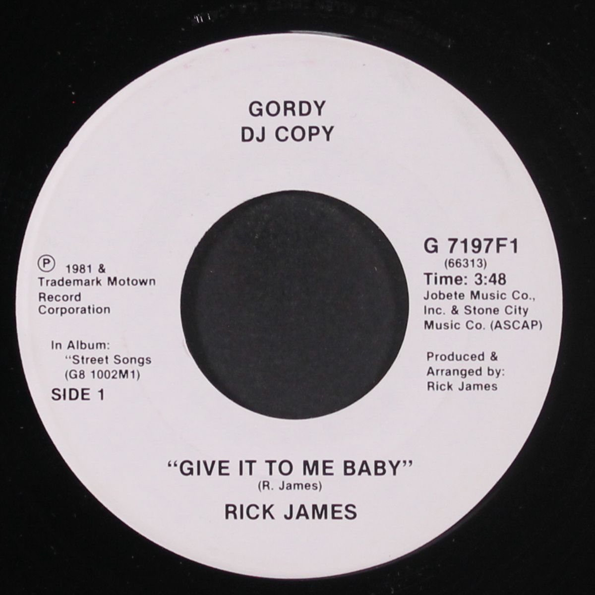 give it to me baby by RICK JAMES