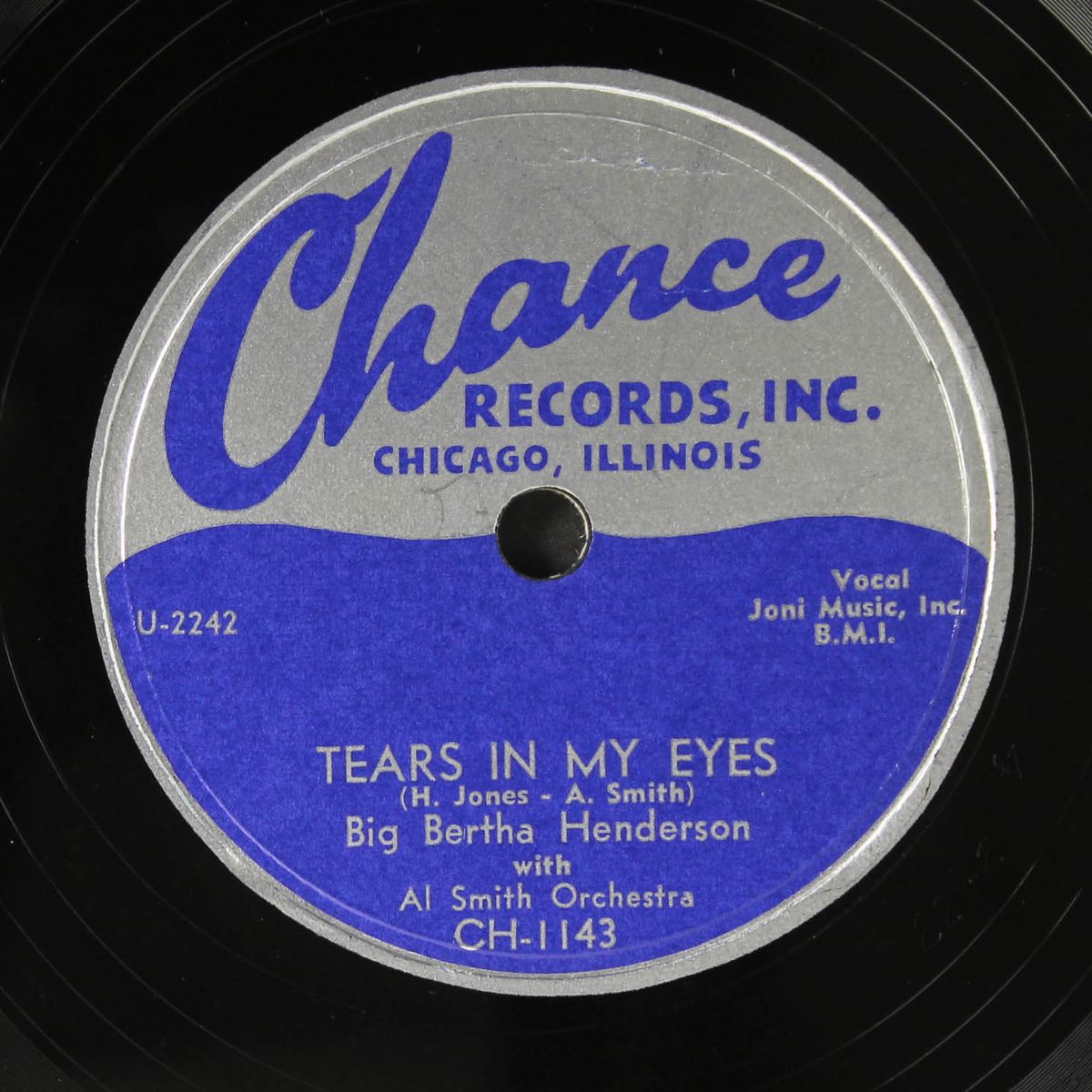 rock, daddy, rock / tears in my eyes by BIG BERTHA HENDERSON