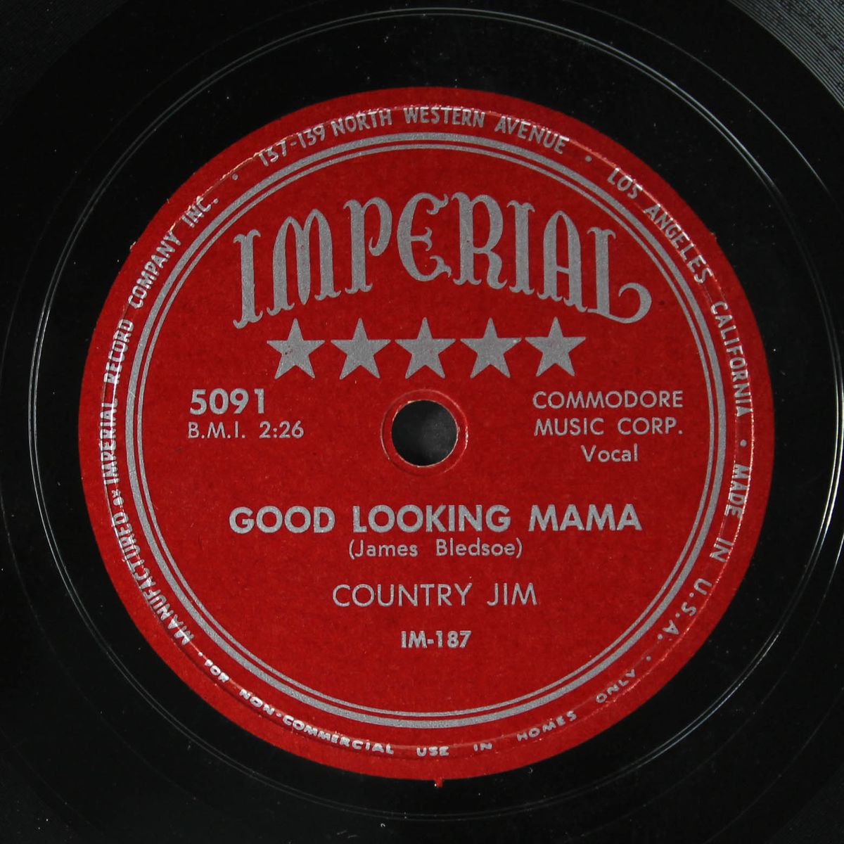 plantation blues / good looking mama by COUNTRY JIM