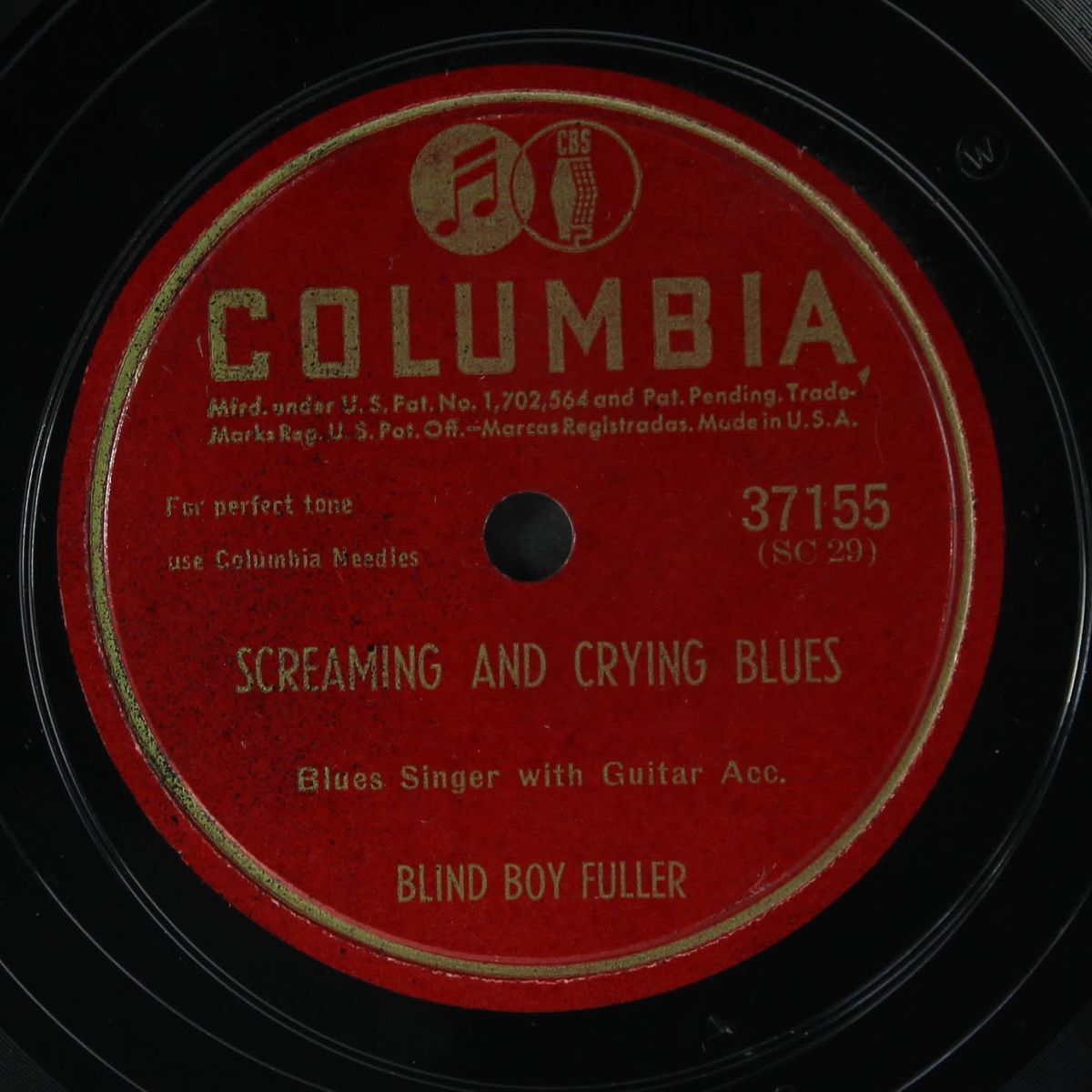 she's a truckin' little baby / screaming & crying blues by BLIND BOY FULLER