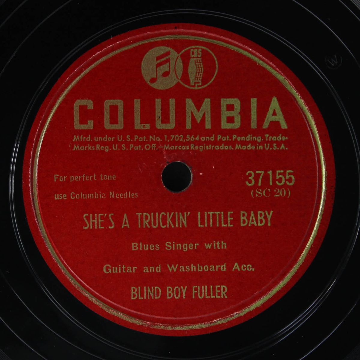 she's a truckin' little baby / screaming & crying blues by BLIND BOY FULLER