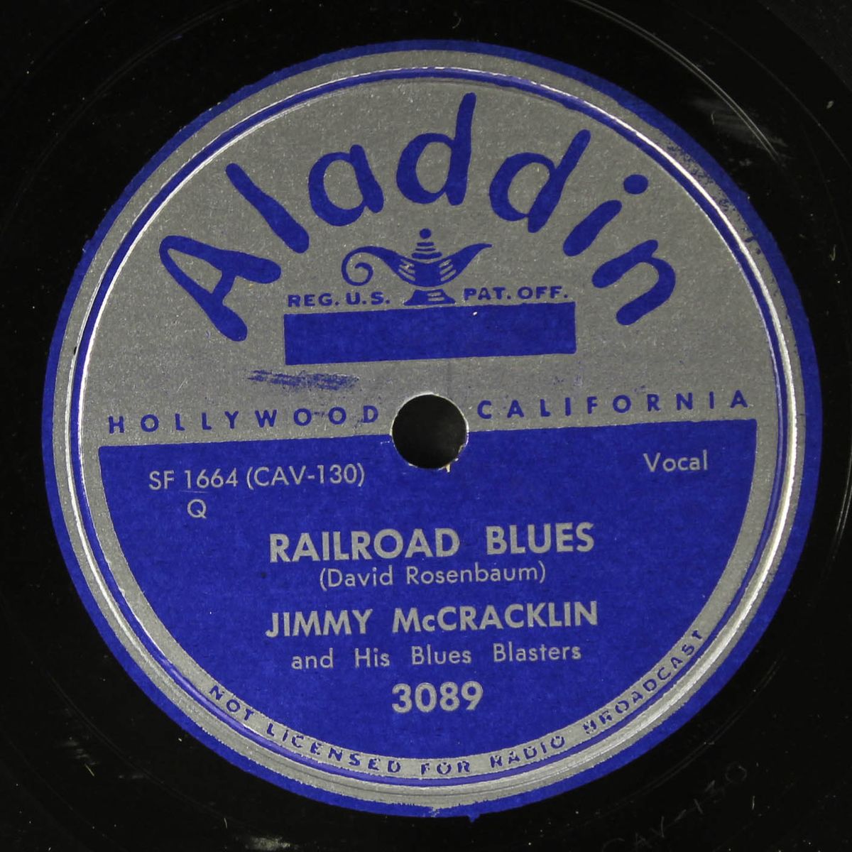bad luck and trouble / railroad blues by JIMMY MCCRACKLIN