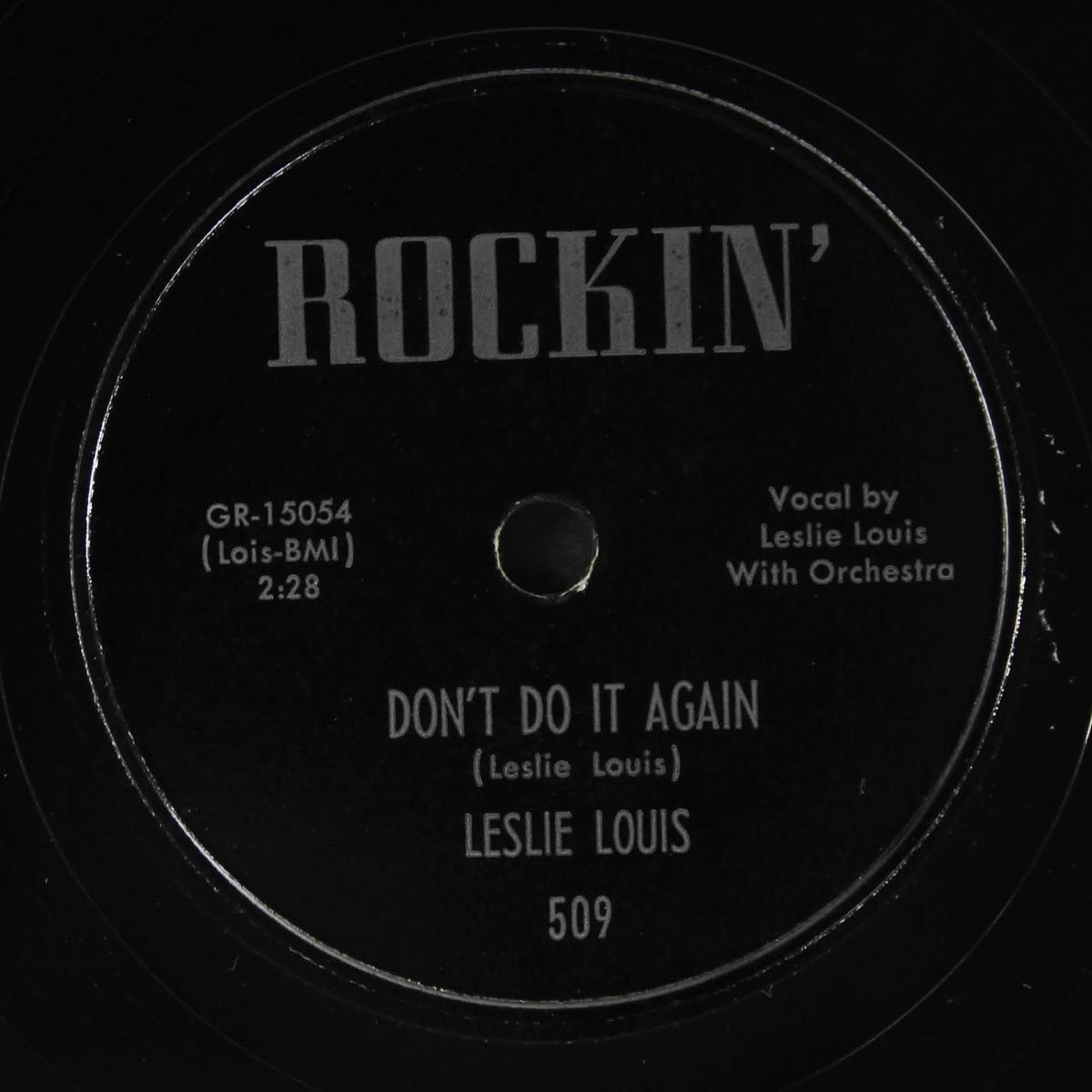 riding home / don't do it again by LESLIE LOUIS