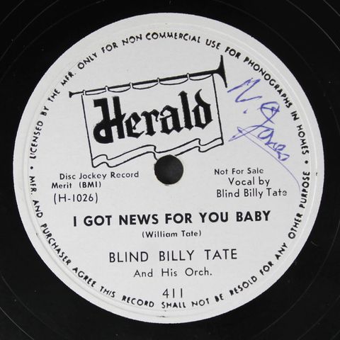 BLIND BILLY TATE