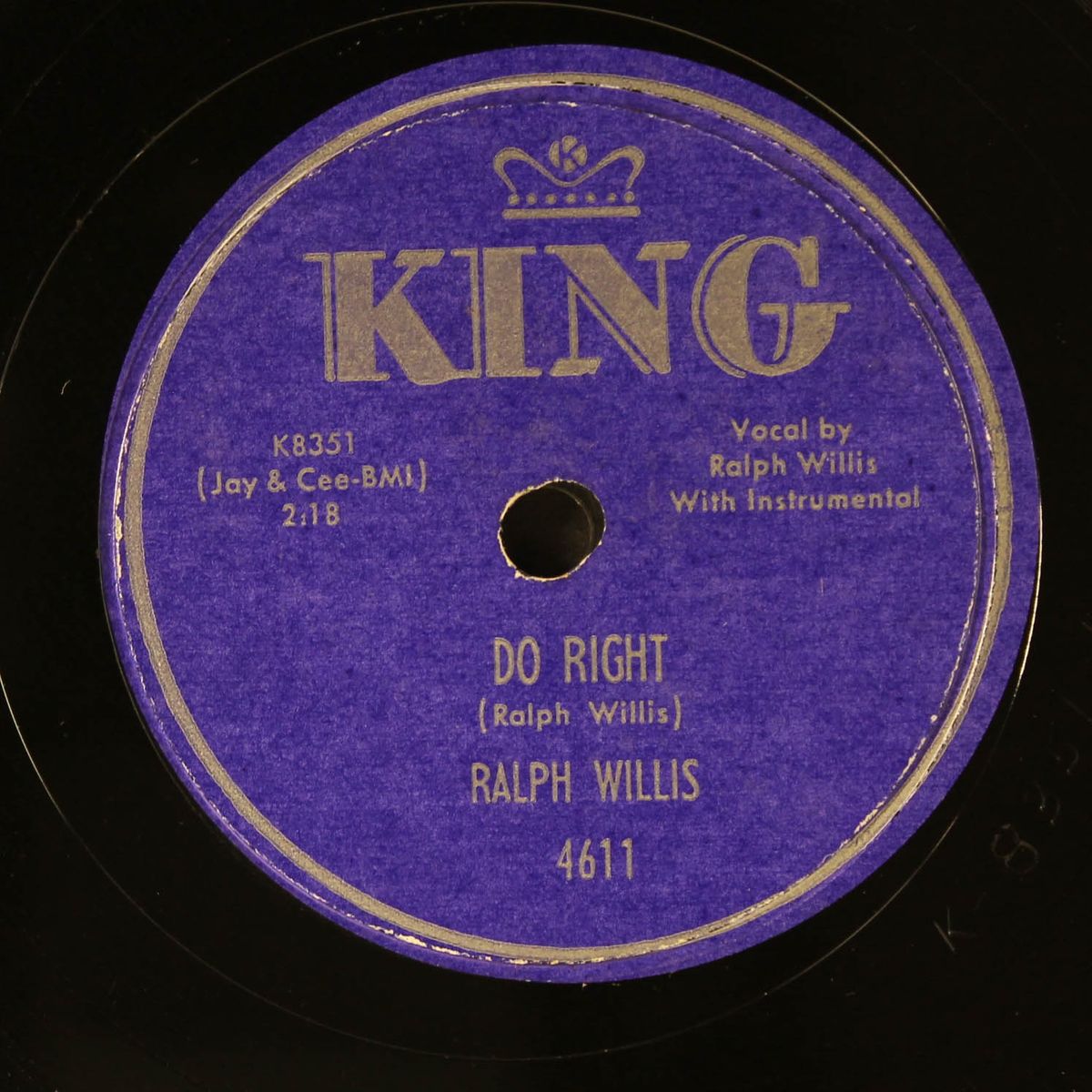 why'd you do it / do right by RALPH WILLIS