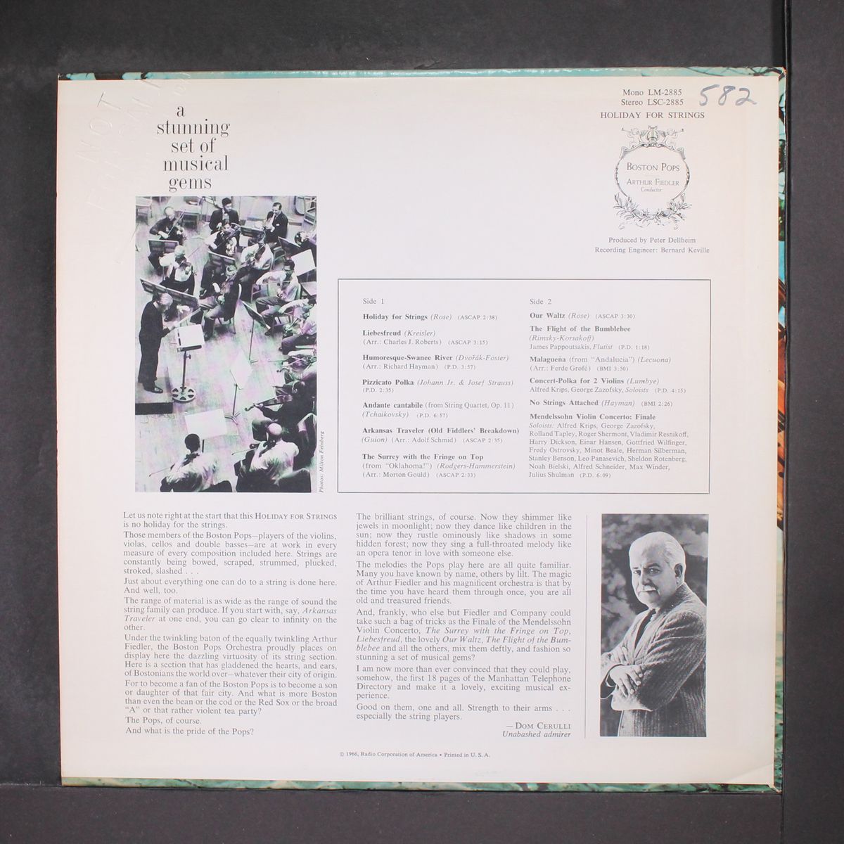 holiday for strings by ARTHUR FIEDLER & BOSTON POPS