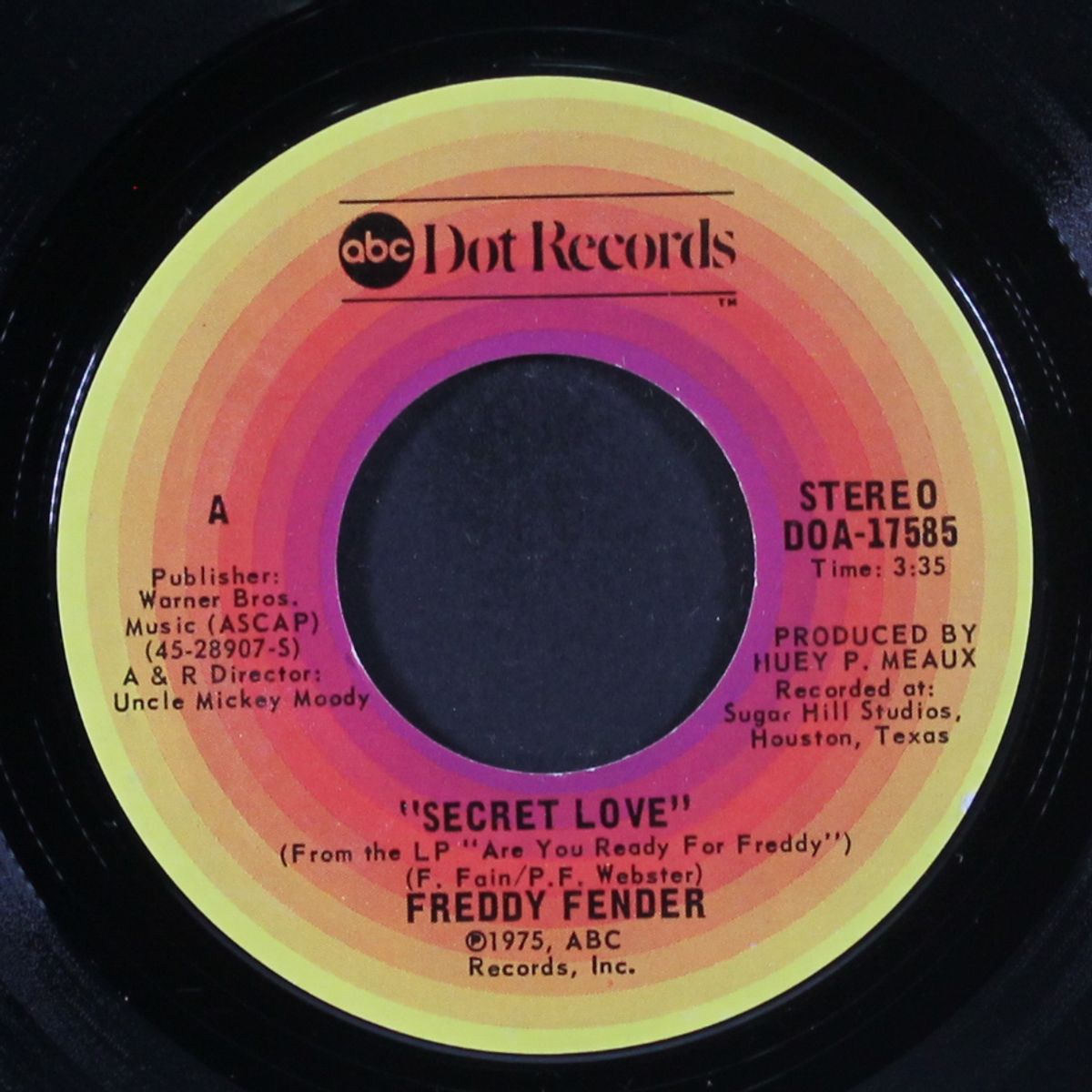 secret love by FREDDY FENDER