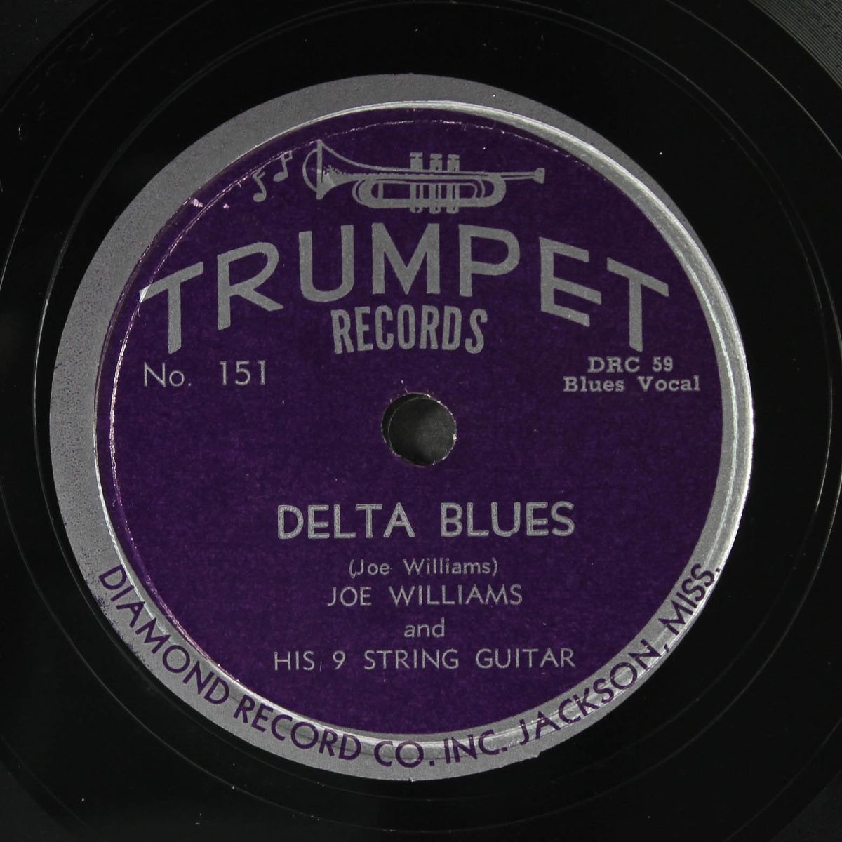 delta blues / mama don't allow me by JOE WILLIAMS