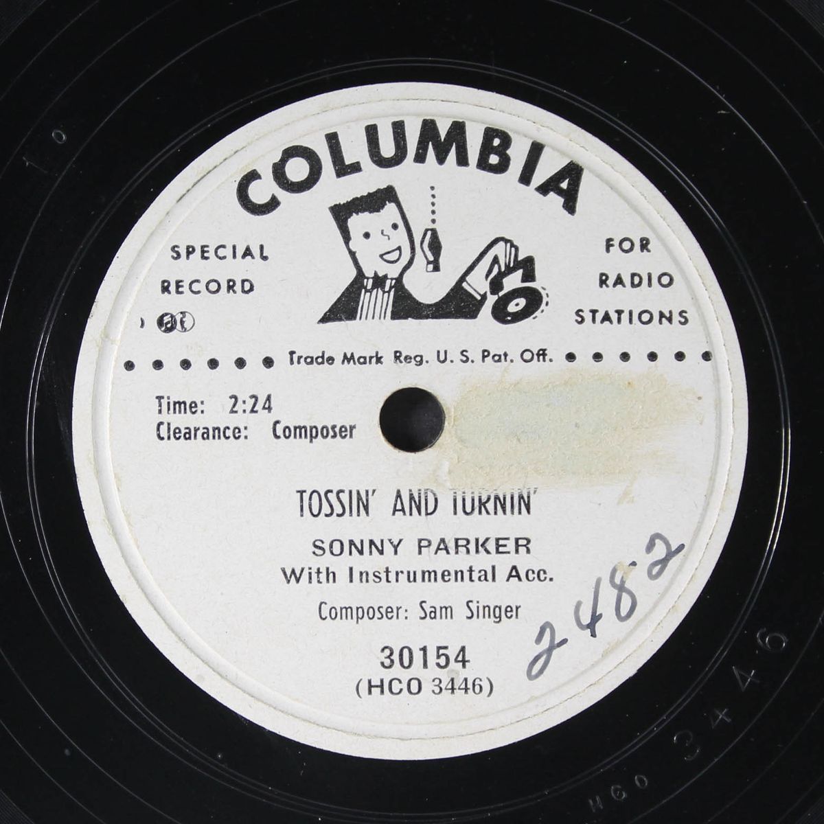 gamblin' woman / tossin' and turnin' by SONNY PARKER