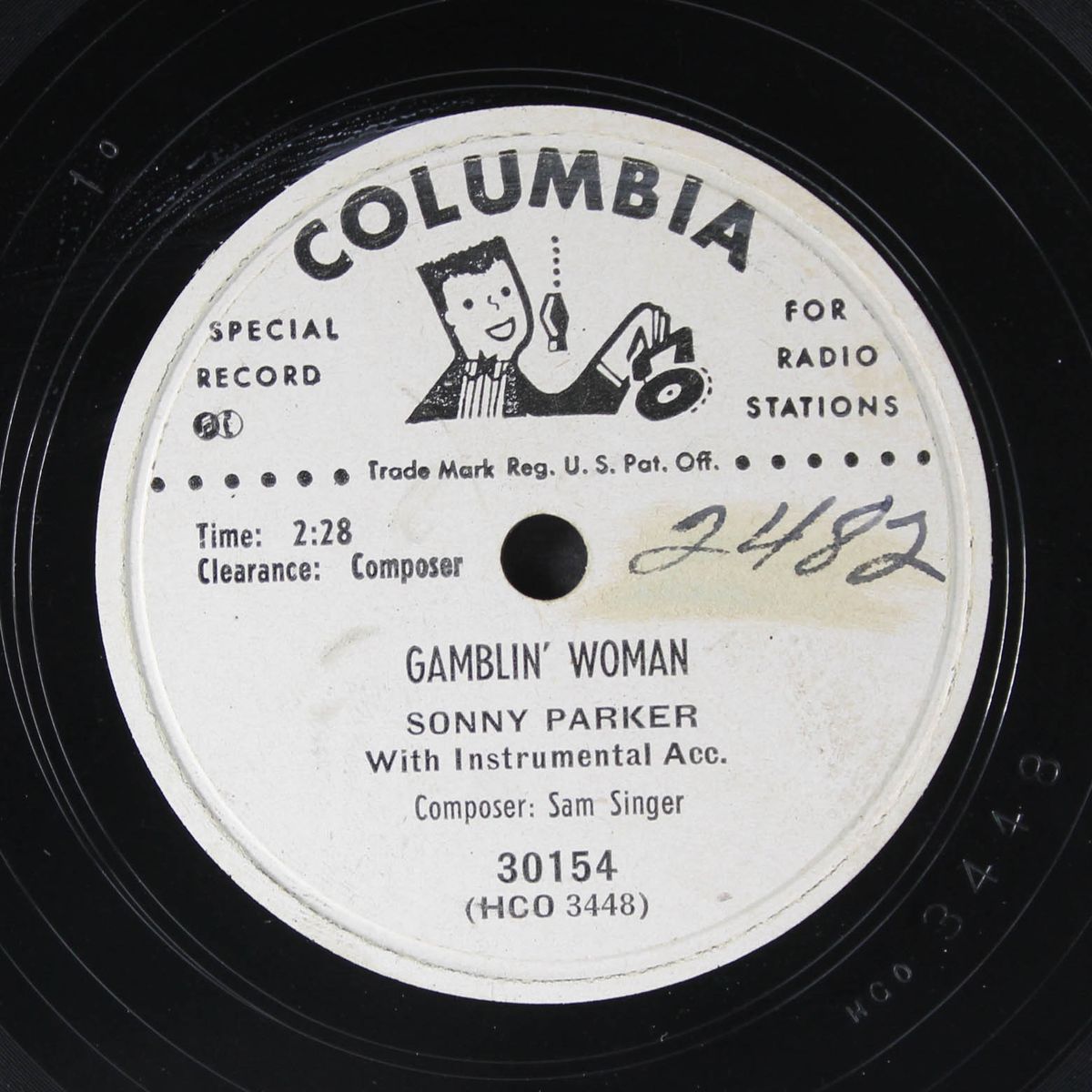 gamblin' woman / tossin' and turnin' by SONNY PARKER