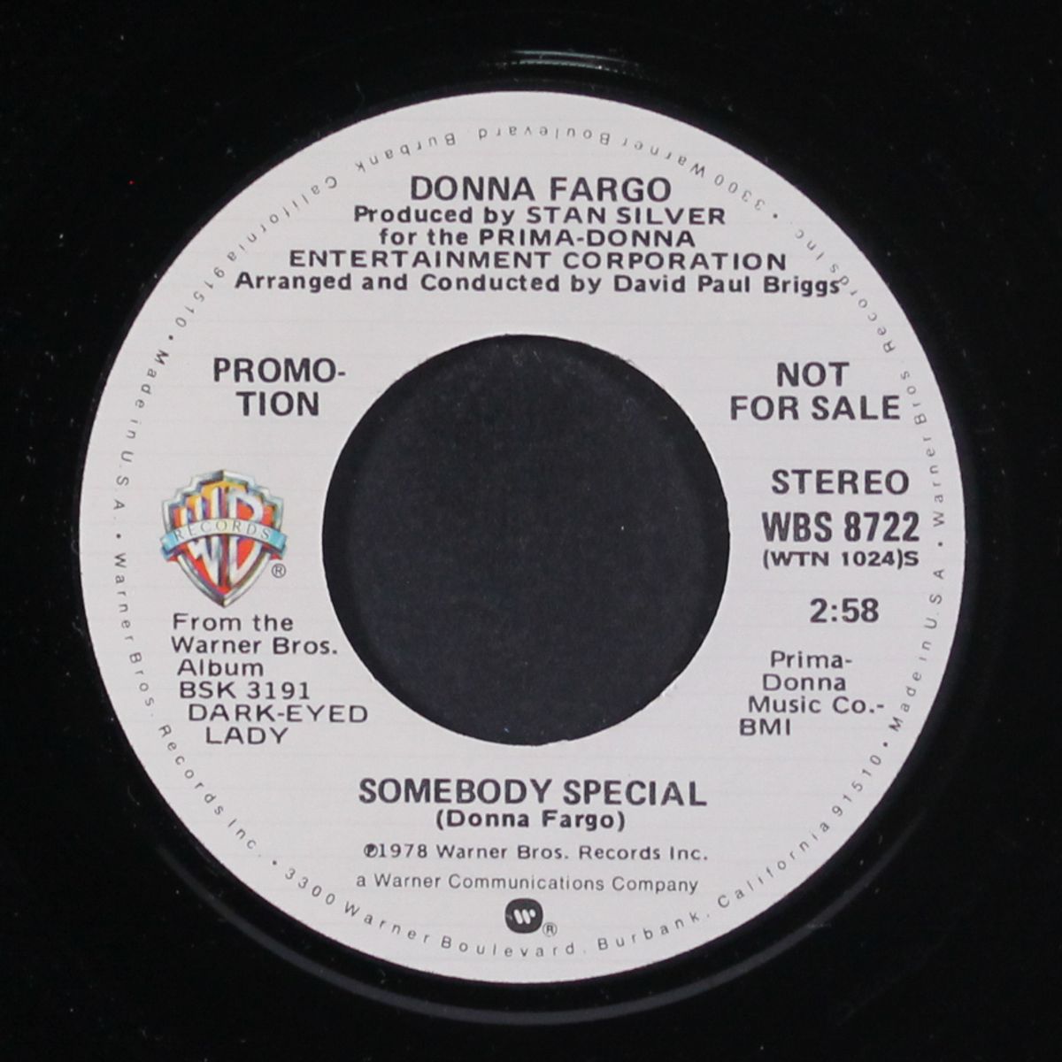 somebody special / same by DONNA FARGO