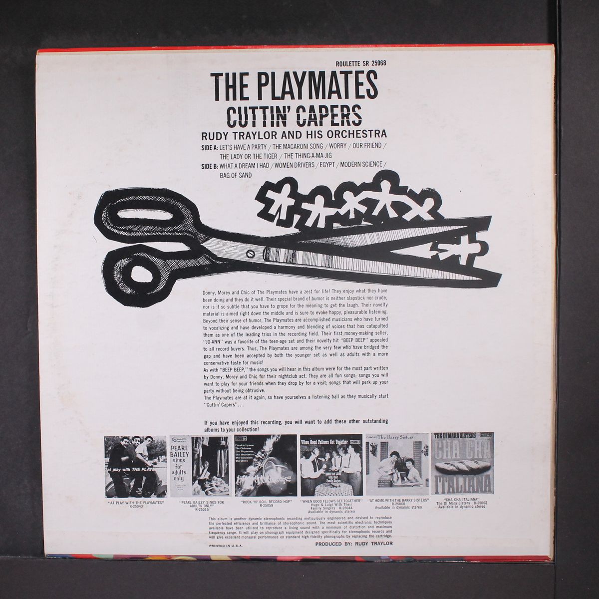 cuttin' capers by PLAYMATES