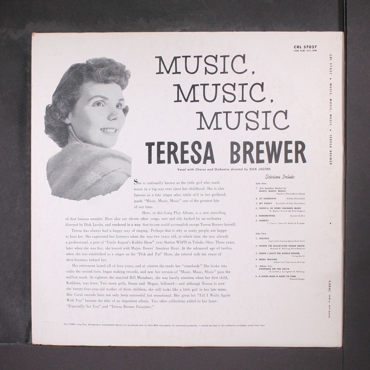 music, music, music by TERESA BREWER