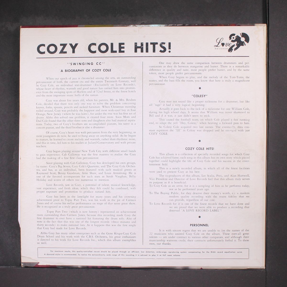 hits! by COZY COLE